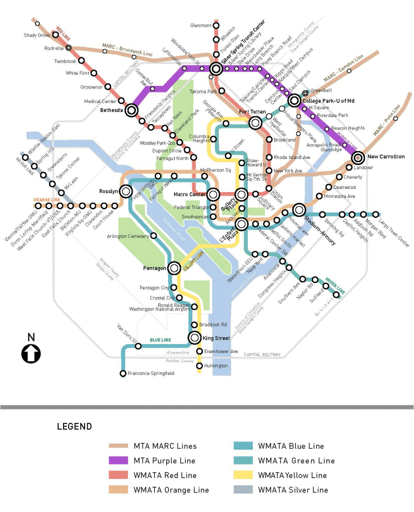 Purple line proposal map